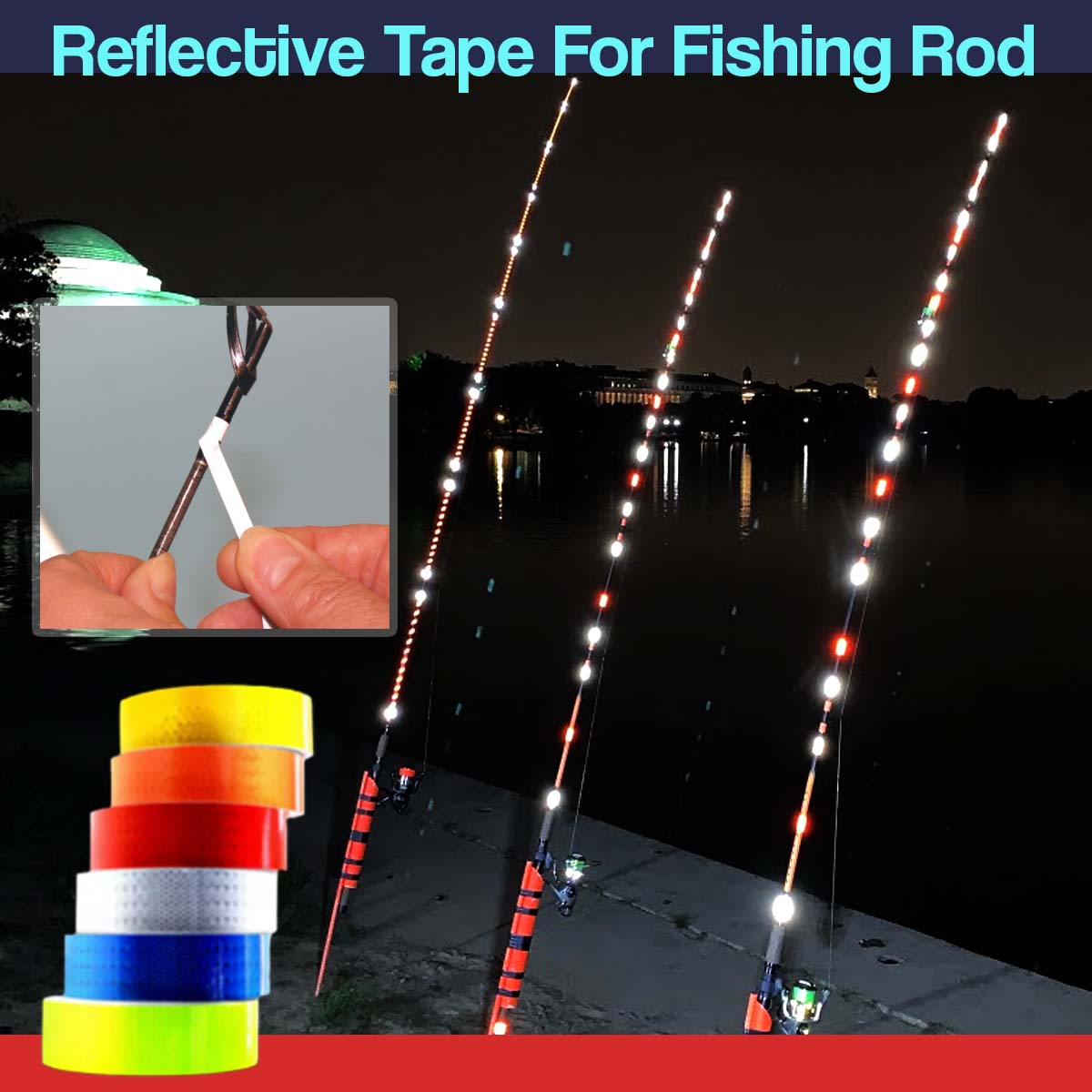 Reflective Tape For Fishing Rod - Savoury Eve